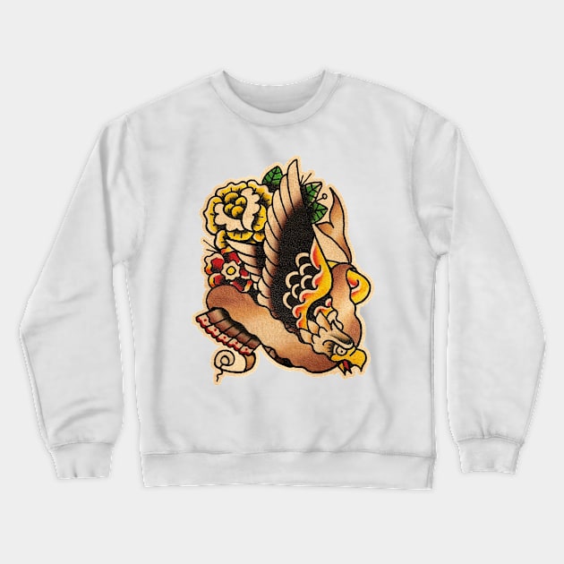 Eagle Crewneck Sweatshirt by Don Chuck Carvalho